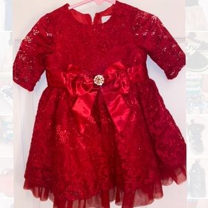 Holiday babygirl dress
